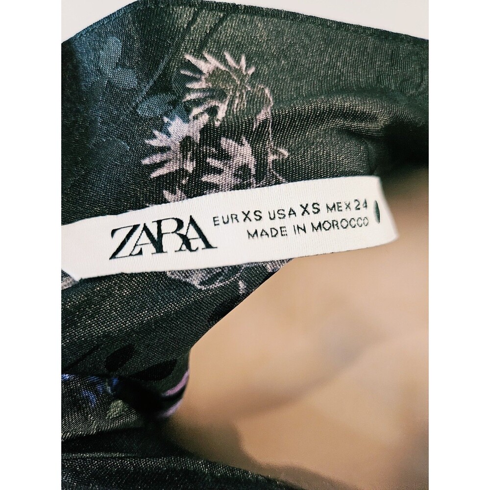Zara Women's Floral Dress Size XS - Picture 7 of 9